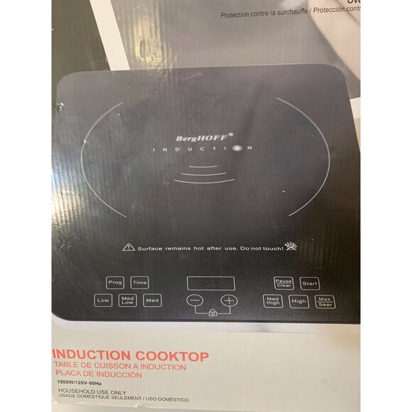 New Berghoff Tronic XL Induction Stove TFK,‎ Black - Picture 3 of 8